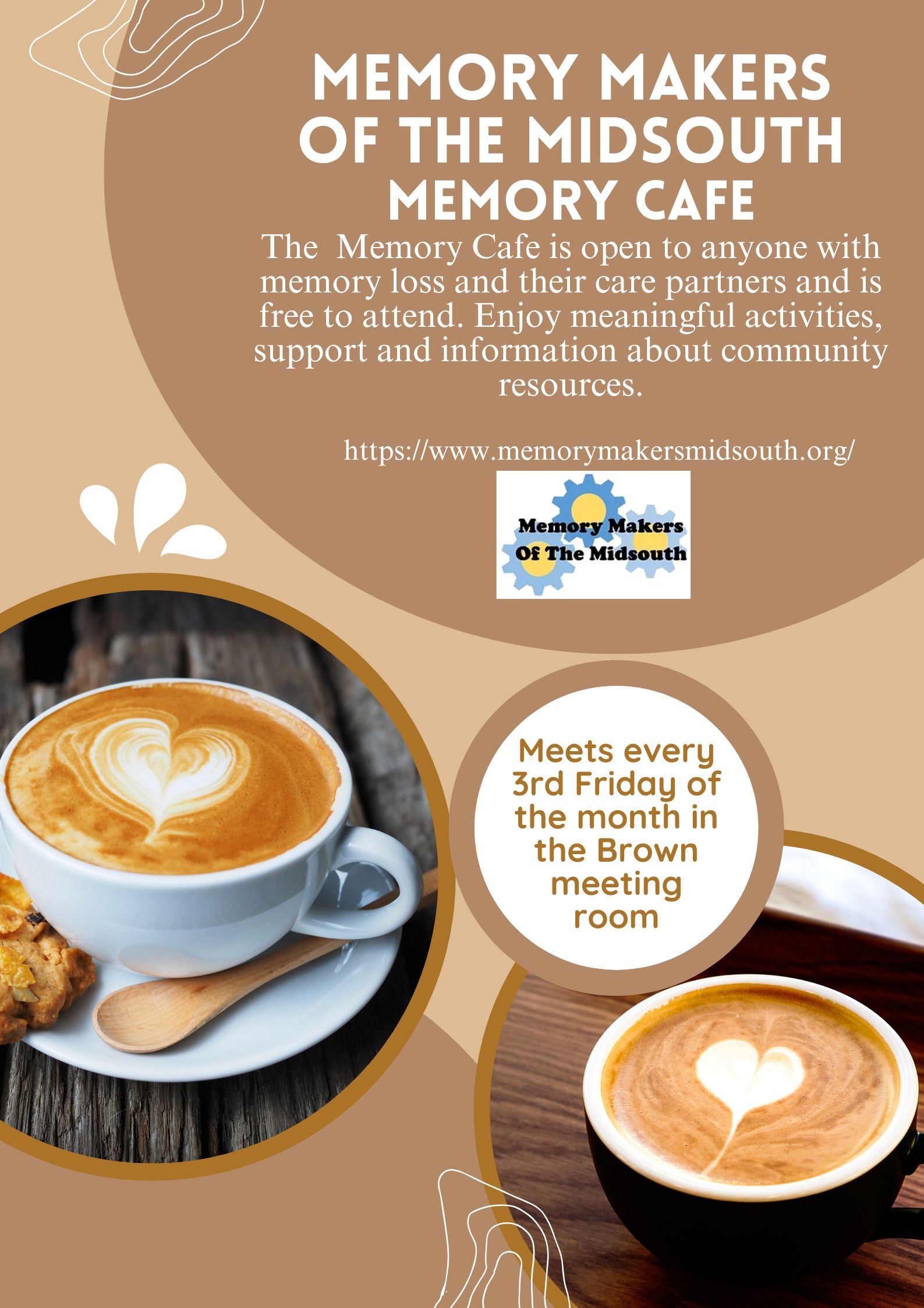 Cream And Brown Coffee Promo Poster (1)